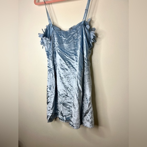 Free People Eva Mini Dress In Celestial size L - Picture 8 of 9